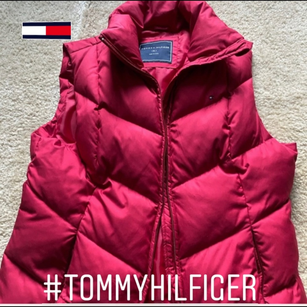 Tommy Hilfiger Red Puffy Vest
